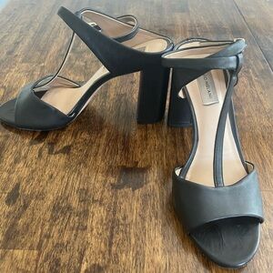 ANTONIO MELANI Black Strappy Heels